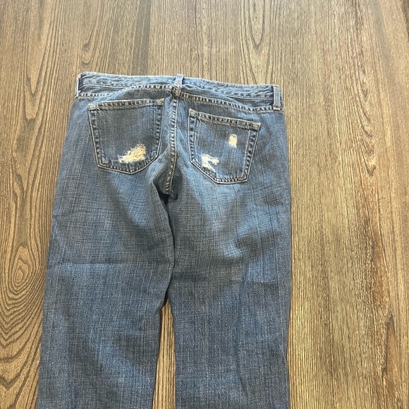 J. Crew Vintage Matchstick Jeans Pockets Distressed Denim Medium Wash Size 26R - Picture 14 of 14